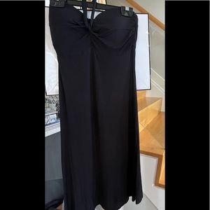 Black comfy and supportive sundress/coverup